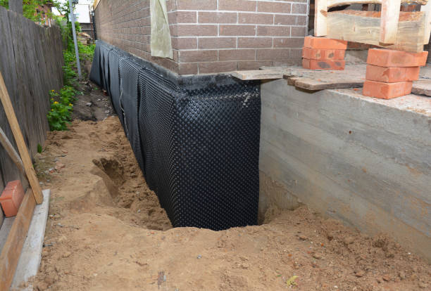 SJ Waterproofing Pros technician performing targeted Exterior Waterproofing assessment in Chuckey, TN